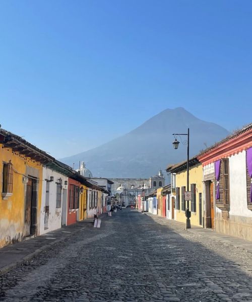 vue d'une rue de Antigua Guatemala