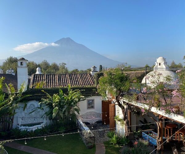 vue de l'hostel Casi Casa à Antigua Guatemala