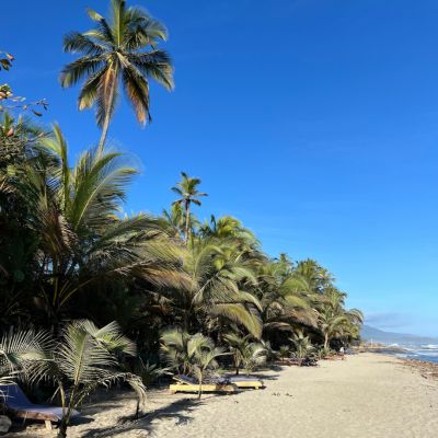 Plage de Mendihuaca sur la côte Caraïbe colombienne